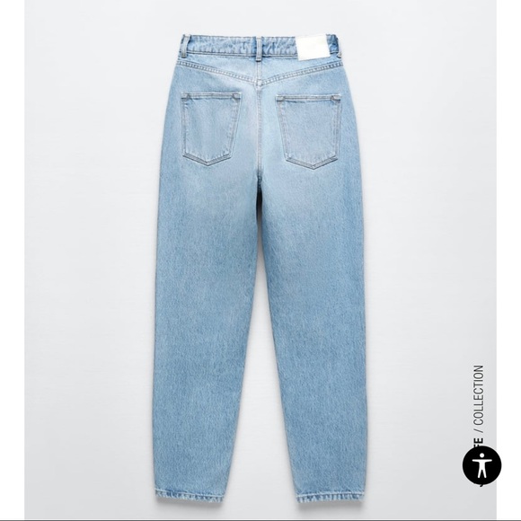 NWT ZARA Z1975 MOM FIT JEANS - Picture 2 of 12